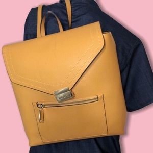 Yellow Steve Madden book bag or purse